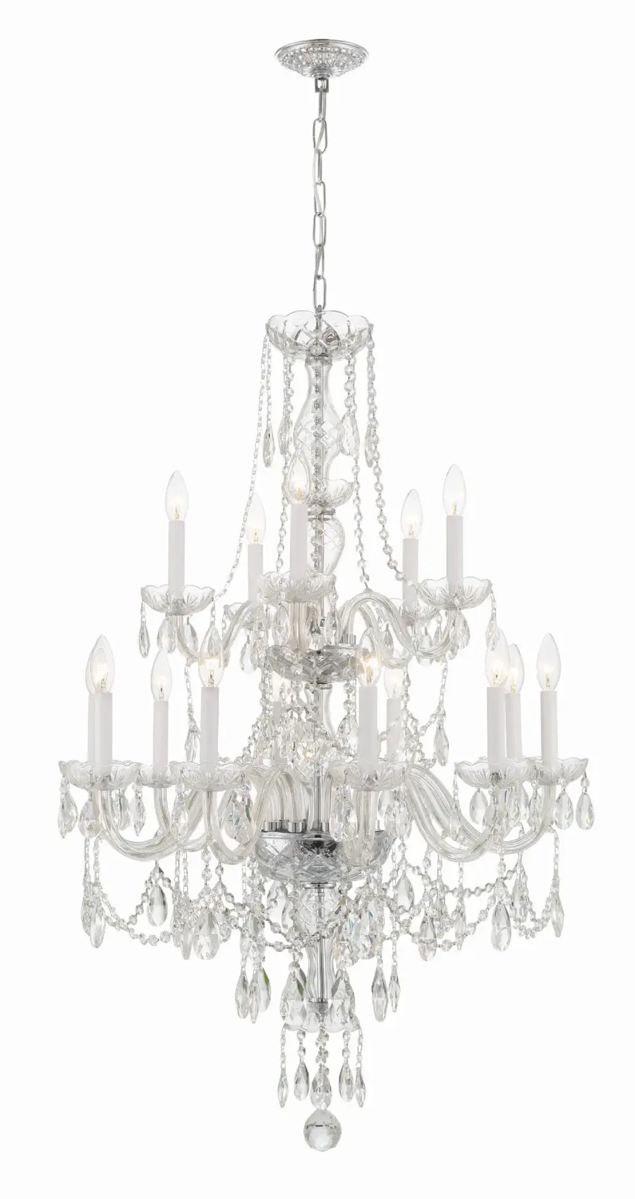 Traditional Crystal 32" Chandelier - Image 1