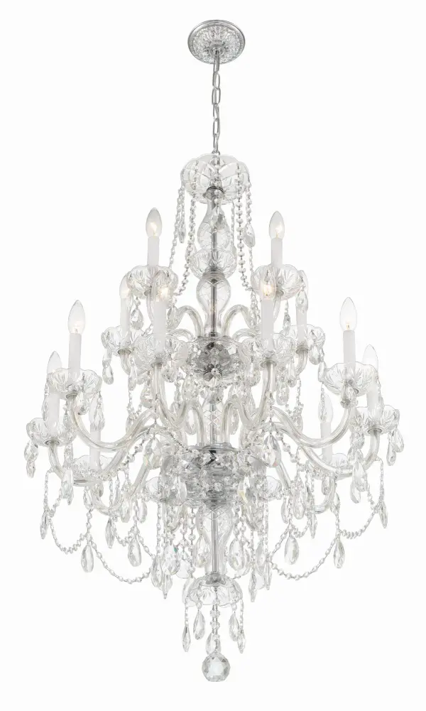 Traditional Crystal 32" Chandelier - Image 2