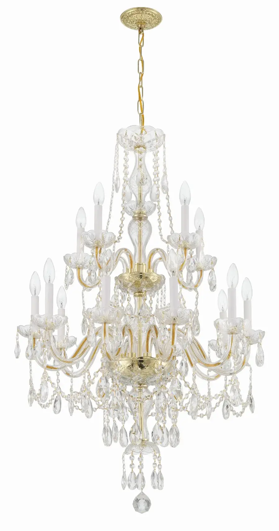 Traditional Crystal 32" Chandelier - Image 11