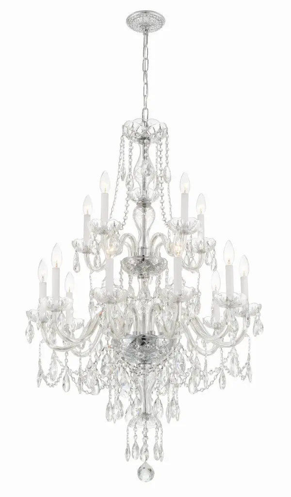 Traditional Crystal 32" Chandelier - Image 3