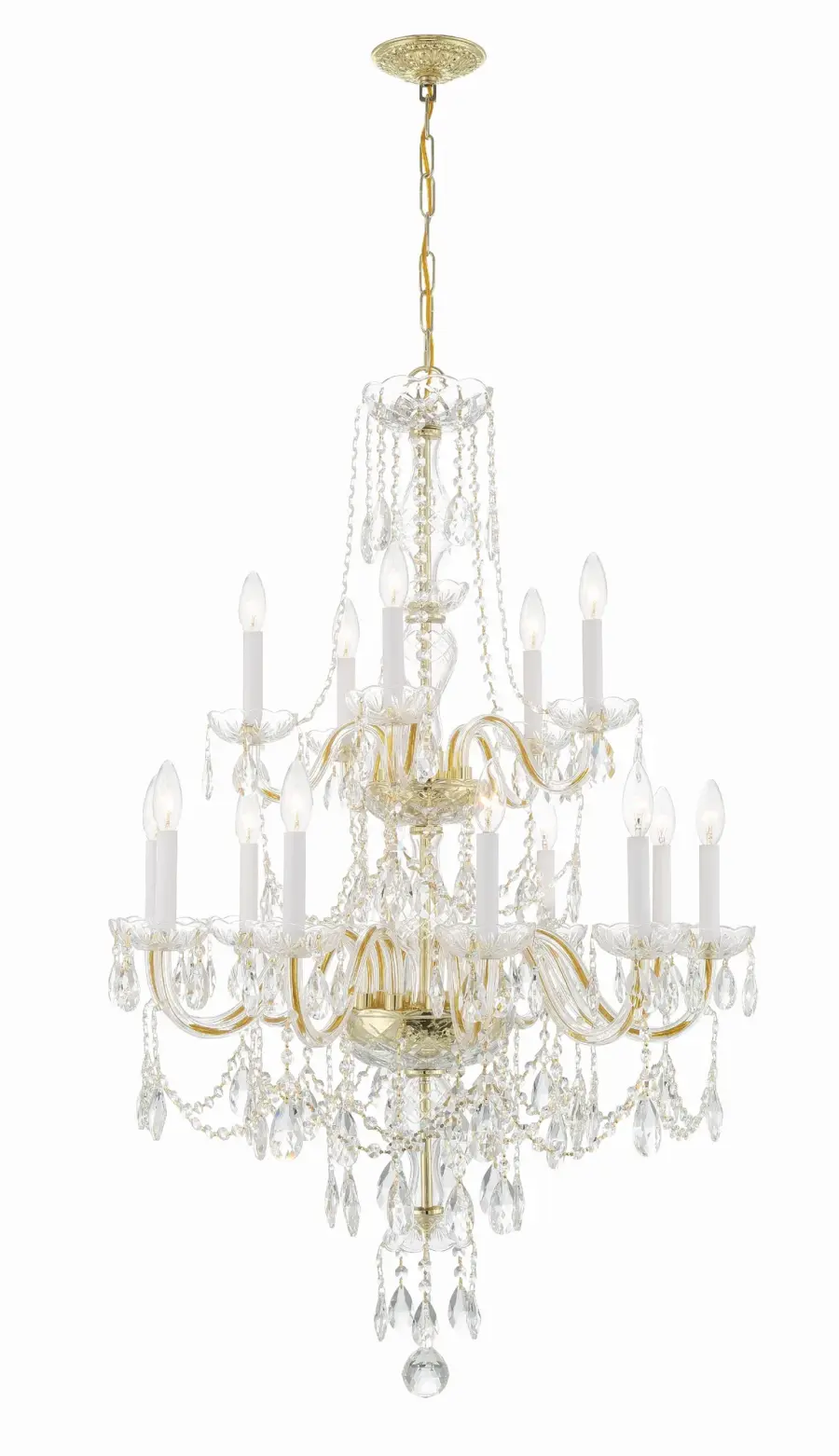 Traditional Crystal 32" Chandelier - Image 8