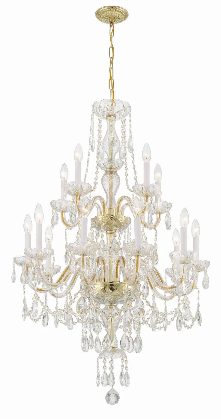 Traditional Crystal 32" Chandelier - Image 10