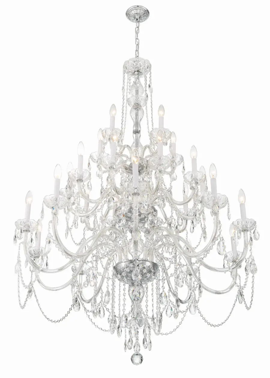 Traditional Crystal 45" Chandelier - Image 4