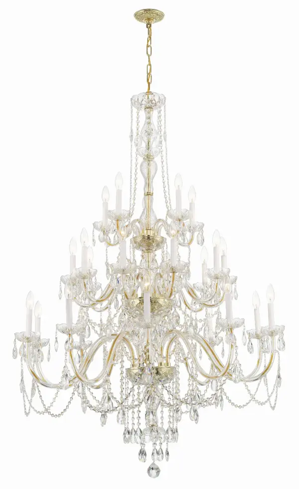 Traditional Crystal 45" Chandelier - Image 9