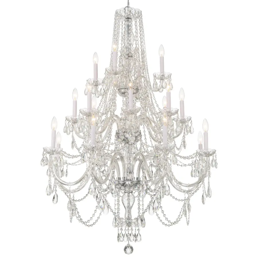 Traditional Crystal 38" Chandelier - Image 1