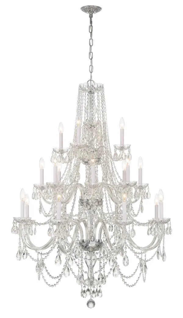 Traditional Crystal 38" Chandelier - Image 3