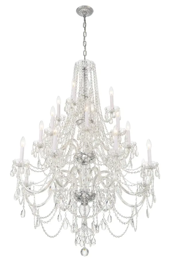Traditional Crystal 38" Chandelier - Image 4