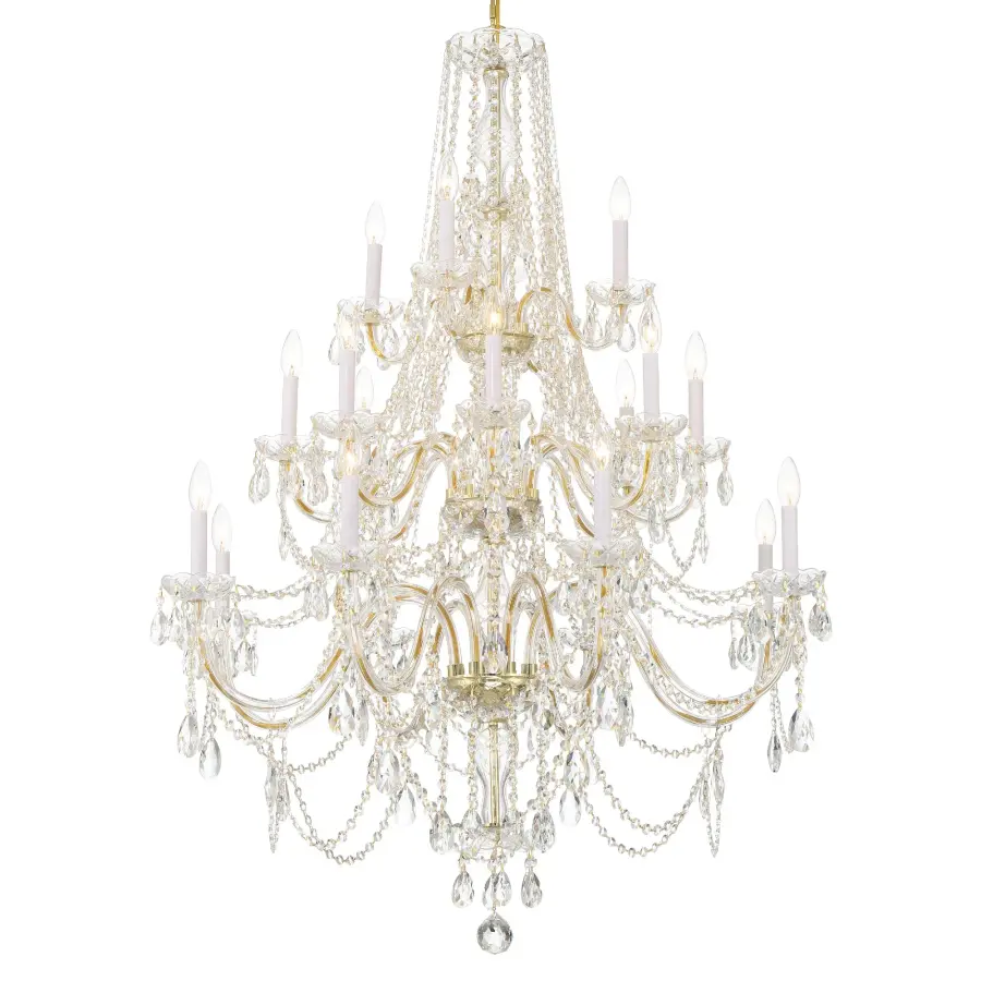 Traditional Crystal 38" Chandelier - Image 7