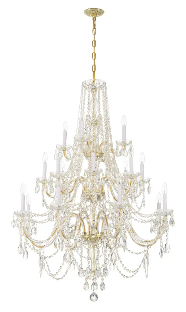 Traditional Crystal 38" Chandelier - Image 8