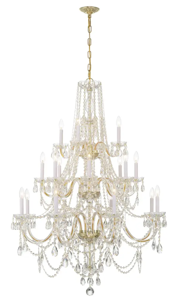 Traditional Crystal 38" Chandelier - Image 9