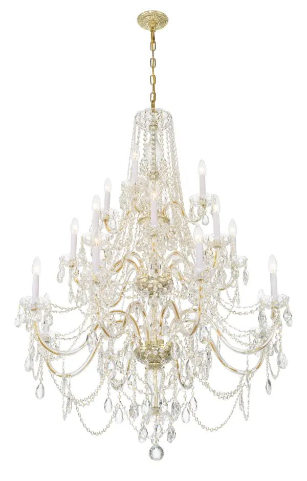 Traditional Crystal 38" Chandelier - Image 10