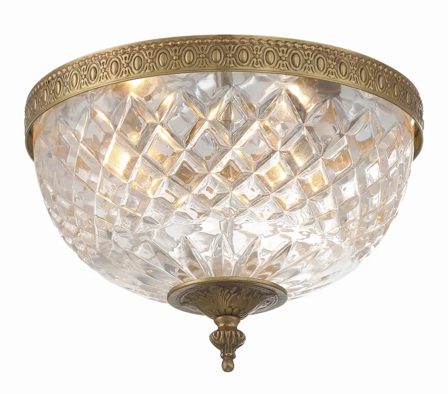 Radley 10" Flush Mount in Polished Chrome - Image 1