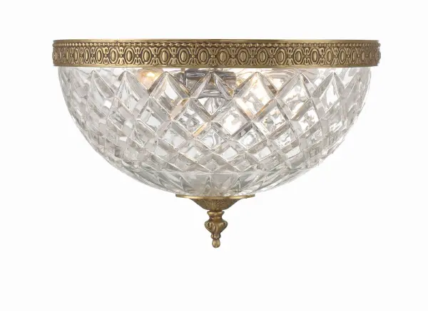The Radley 12" Flush Mount combines tailored elegance with versatile styling, making it perfect for traditional and contemporary spaces alike. Its polished chrome finish and compact profile add glamour without overwhelming smaller rooms. - alternate view