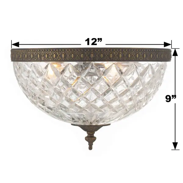 Radley 12" Flush Mount in Polished Chrome - Image 16