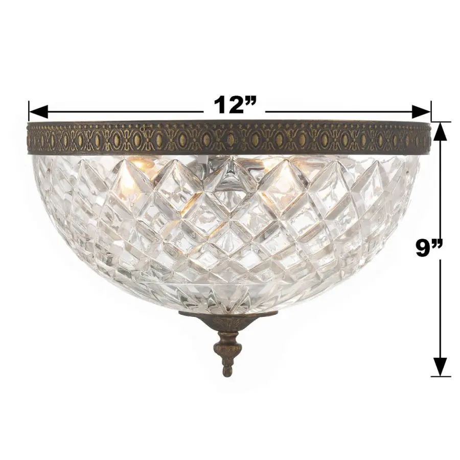 Radley 12" Flush Mount in Polished Chrome - Image 16