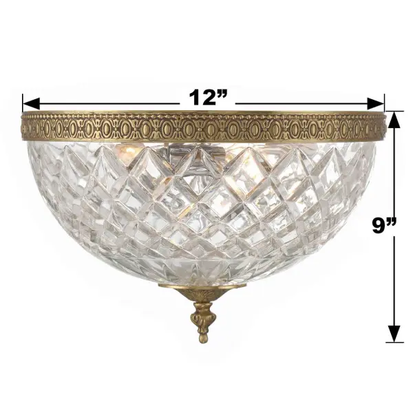Radley 12" Flush Mount in Polished Chrome - Image 8