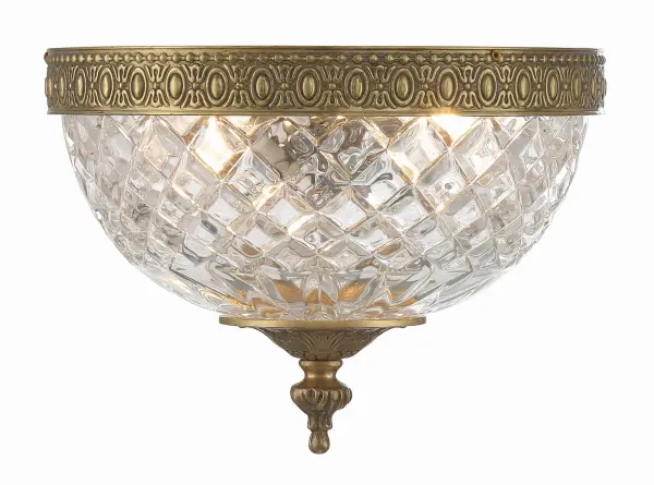 The Radley 8" Flush Mount delivers tailored elegance with versatile appeal. Its compact size and polished chrome finish make it ideal for bedrooms, hallways, and bathrooms where ceiling clearance is limited. - alternate view