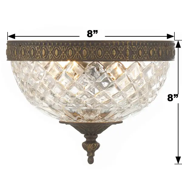 Radley 8" Flush Mount in Polished Chrome - Image 13