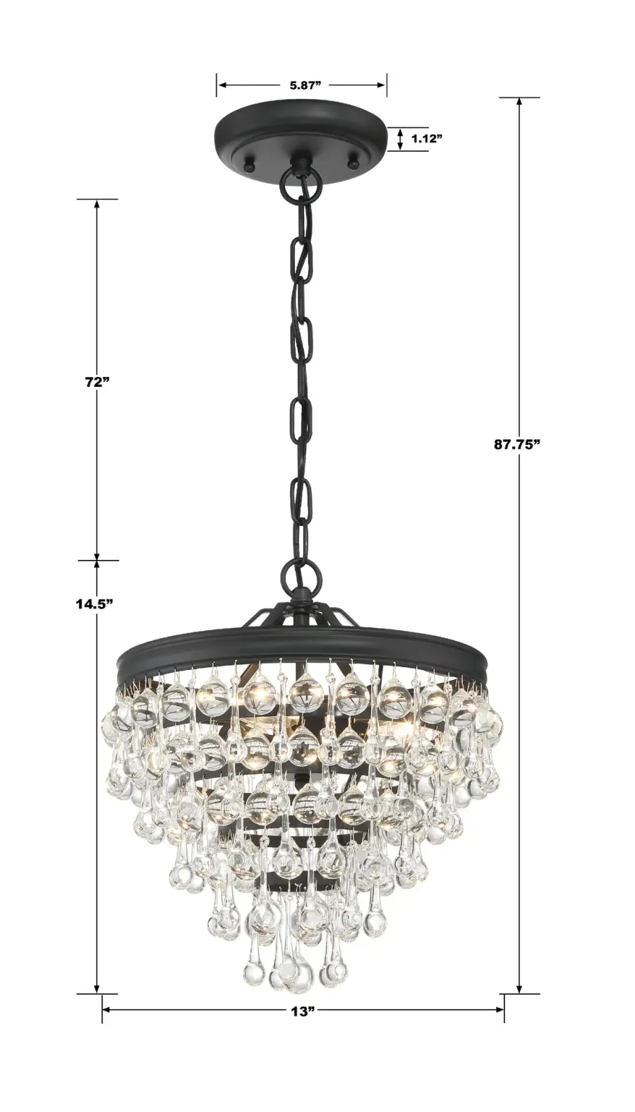 Calypso 13" Chandelier - Image 18