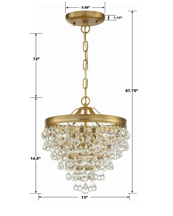 Calypso 13" Chandelier - Image 26
