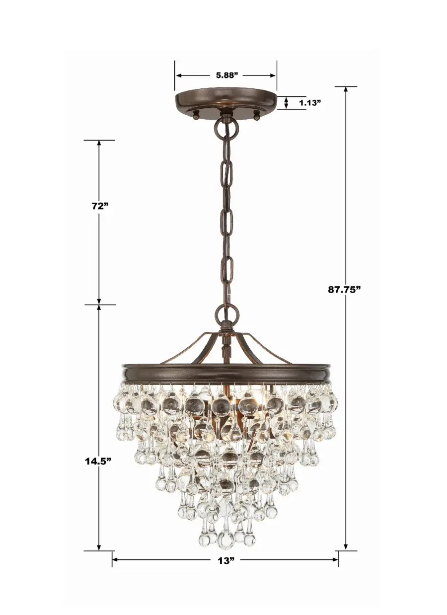Calypso 13" Chandelier - Image 35