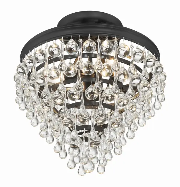 Calypso 13" Semi Flush Mount in Polished Chrome - Image 12