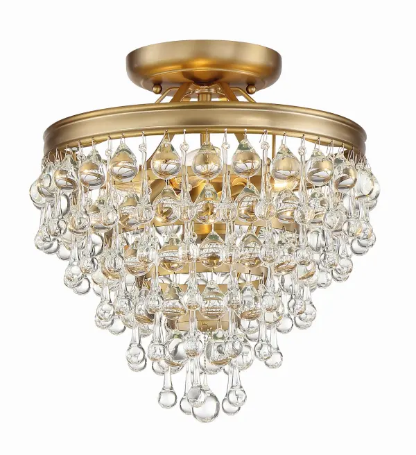 Calypso 13" Semi Flush Mount in Polished Chrome - Image 16