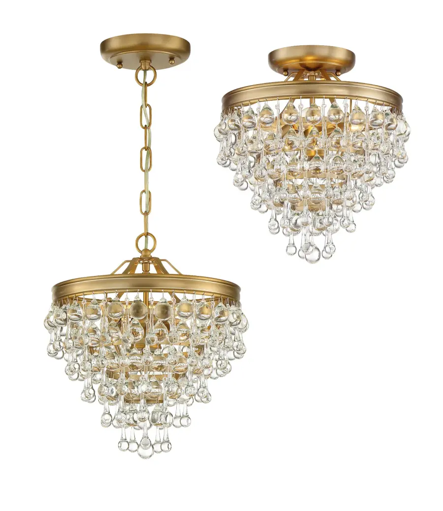 Calypso 13" Semi Flush Mount in Polished Chrome - Image 17