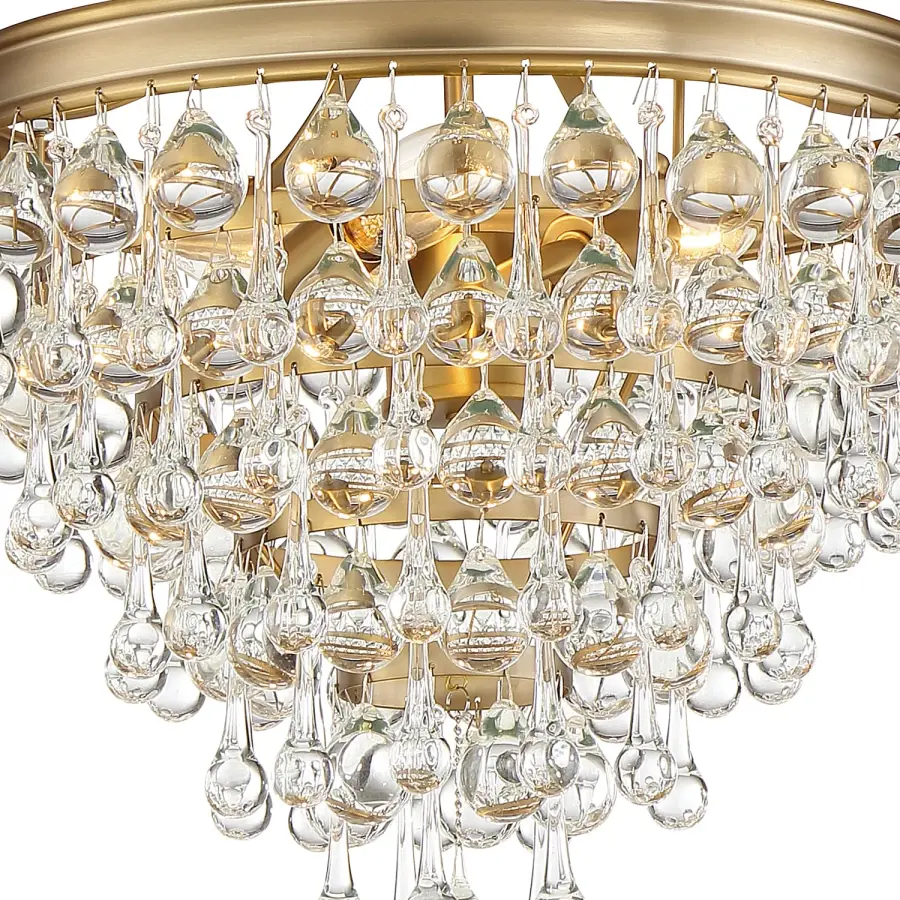 Calypso 13" Semi Flush Mount in Polished Chrome - Image 18