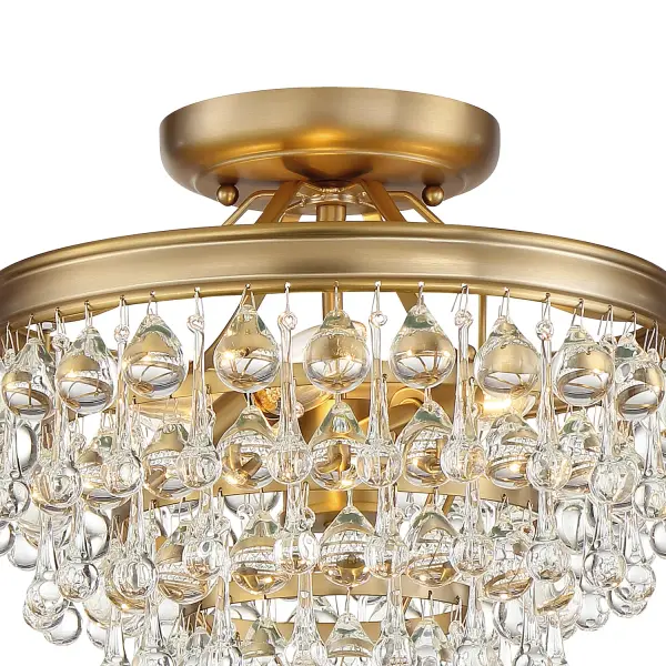 Calypso 13" Semi Flush Mount in Polished Chrome - Image 19