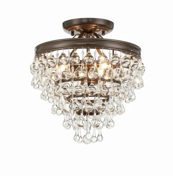 Calypso 13" Semi Flush Mount in Polished Chrome - Image 23
