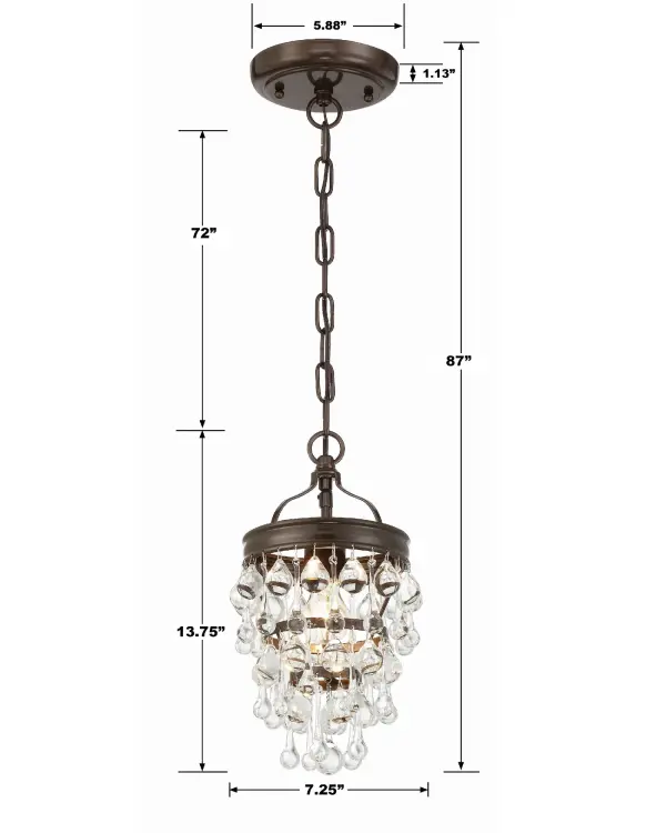 Calypso 7.25" Mini Chandelier - Image 32