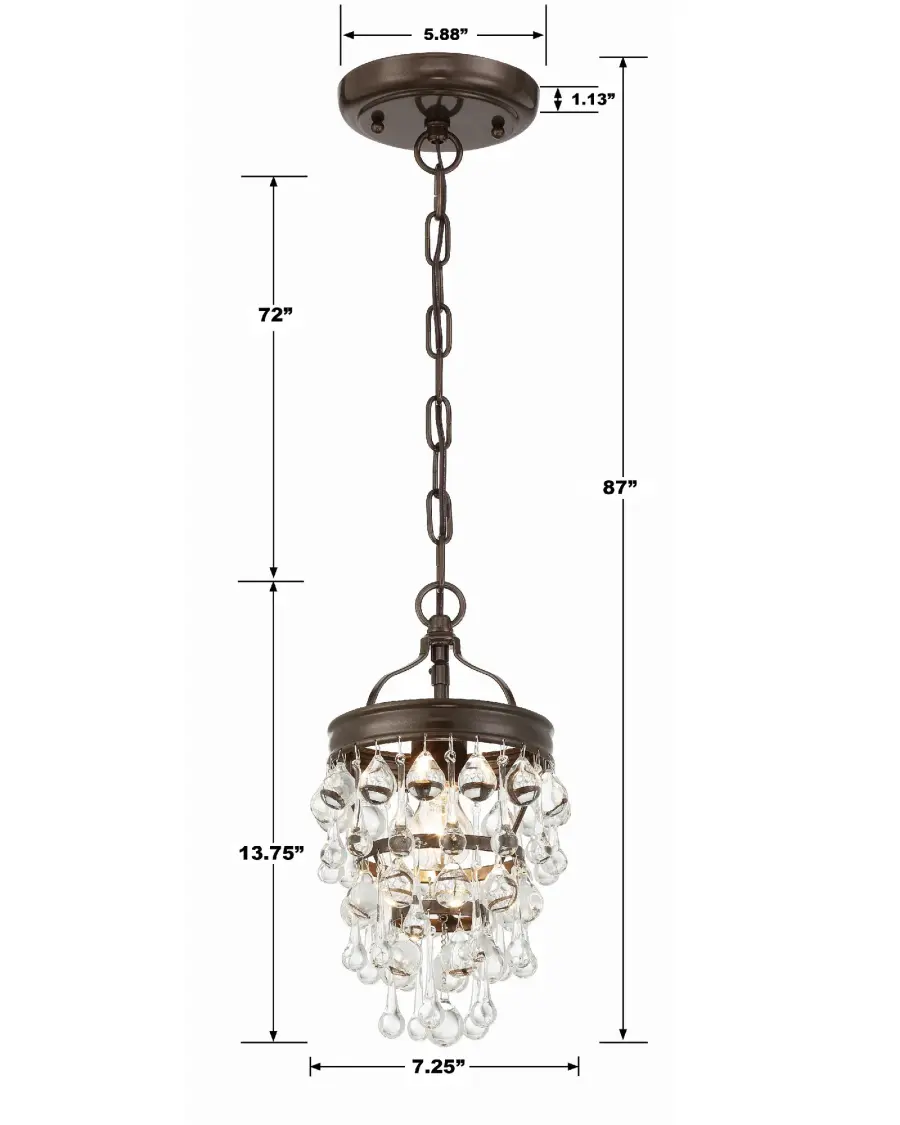Calypso 7.25" Mini Chandelier - Image 32