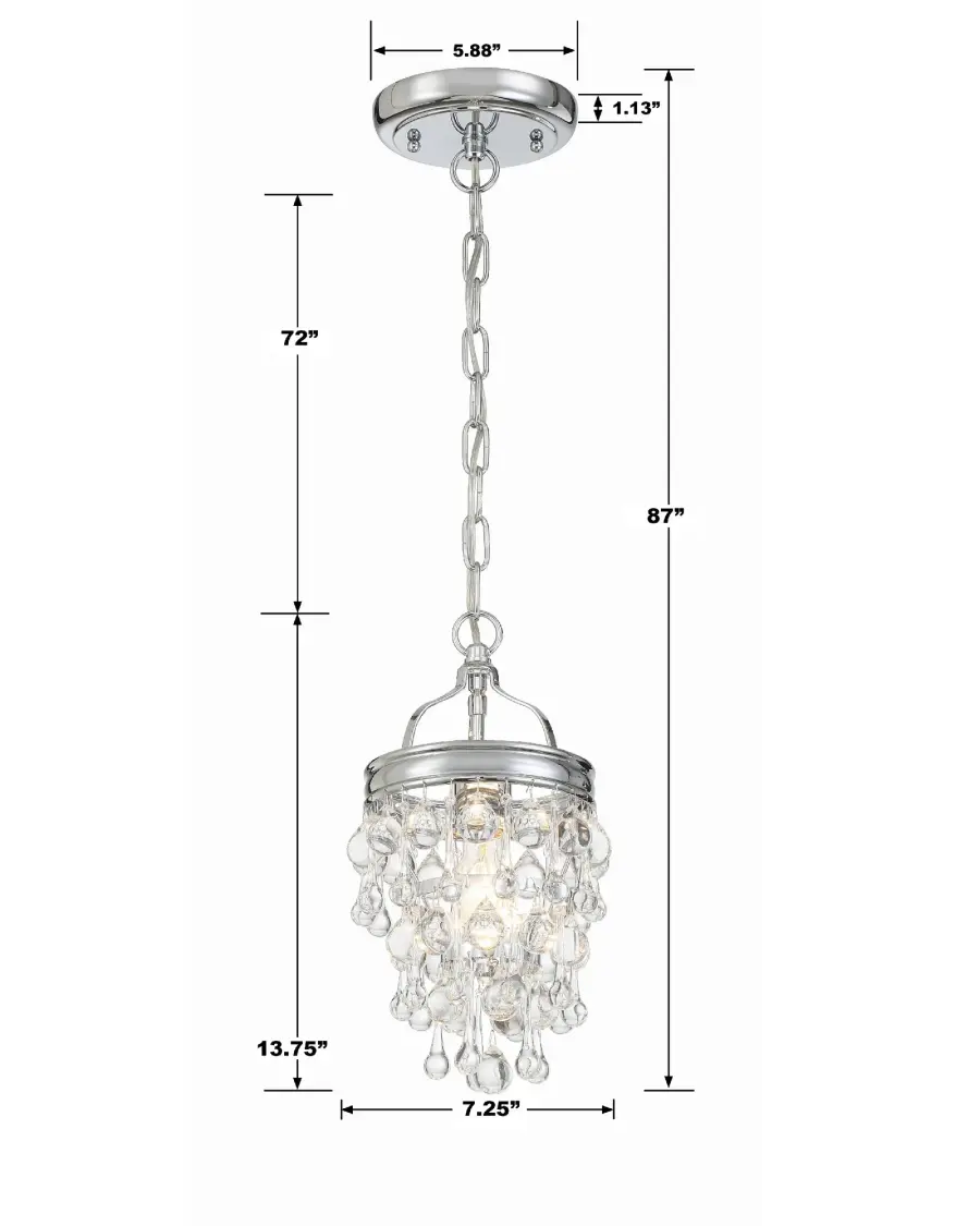 Calypso 7.25" Mini Chandelier - Image 8
