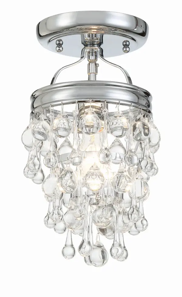 Calypso Semi Flush Mount in Vibrant Gold - Image 1