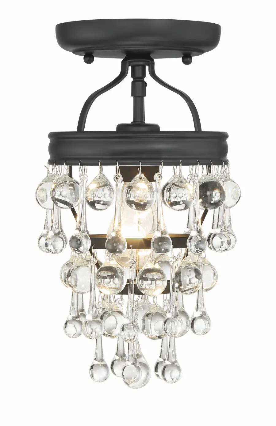 Calypso Semi Flush Mount in Vibrant Gold - Image 11