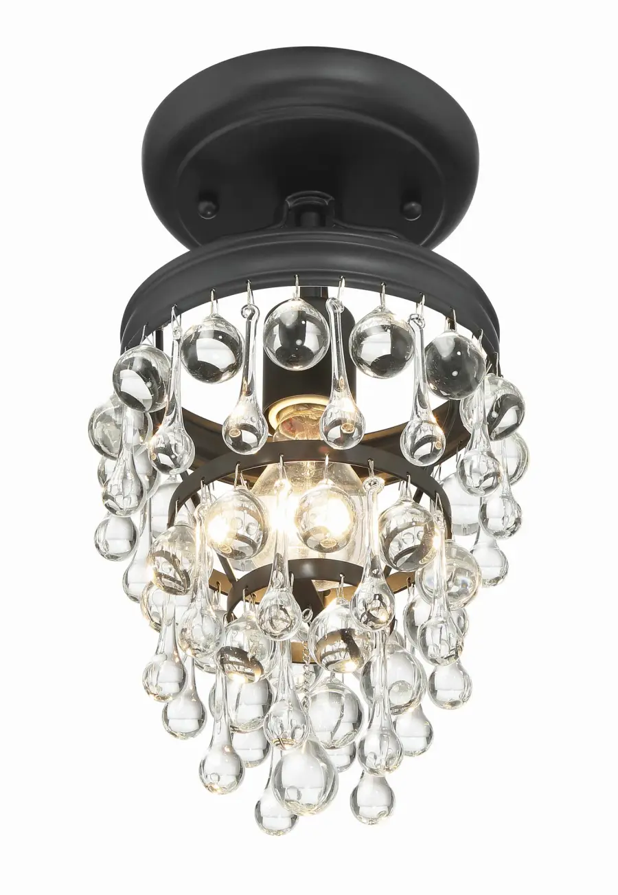 Calypso Semi Flush Mount in Vibrant Gold - Image 12