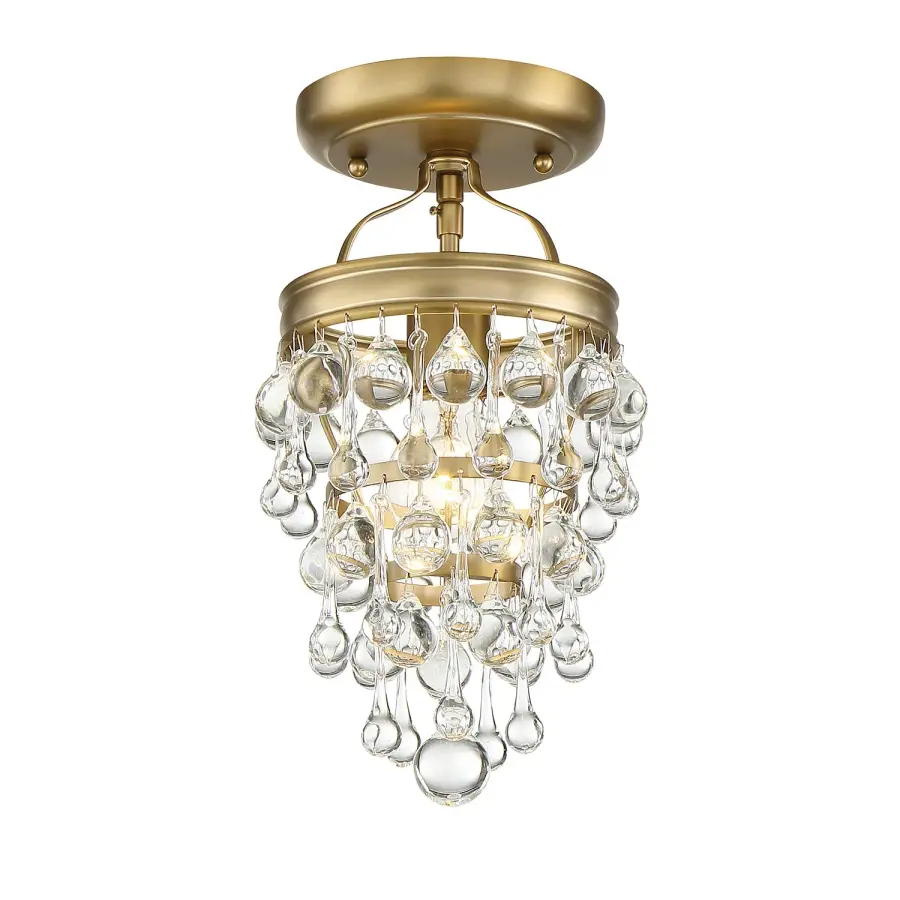 Calypso Semi Flush Mount in Vibrant Gold - Image 17