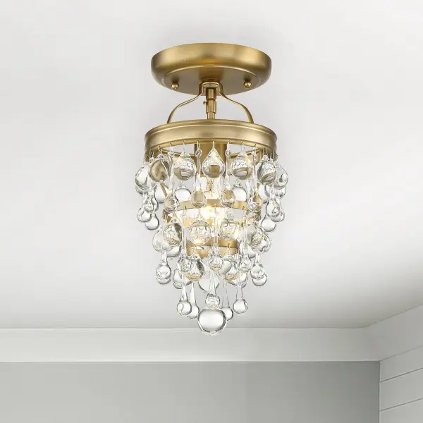 Calypso Semi Flush Mount in Vibrant Gold - Image 19