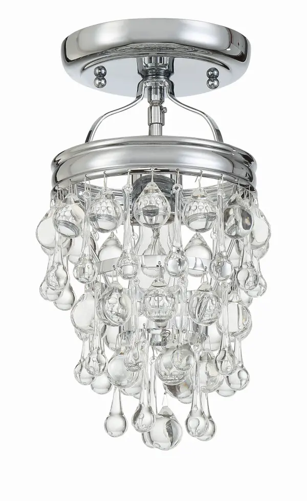 Calypso Semi Flush Mount in Vibrant Gold - Image 3