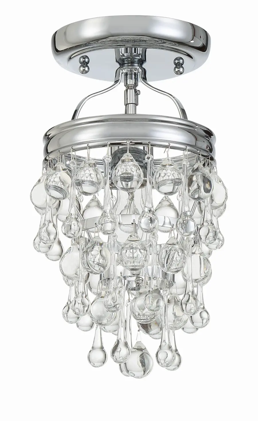 Calypso Semi Flush Mount in Vibrant Gold - Image 3