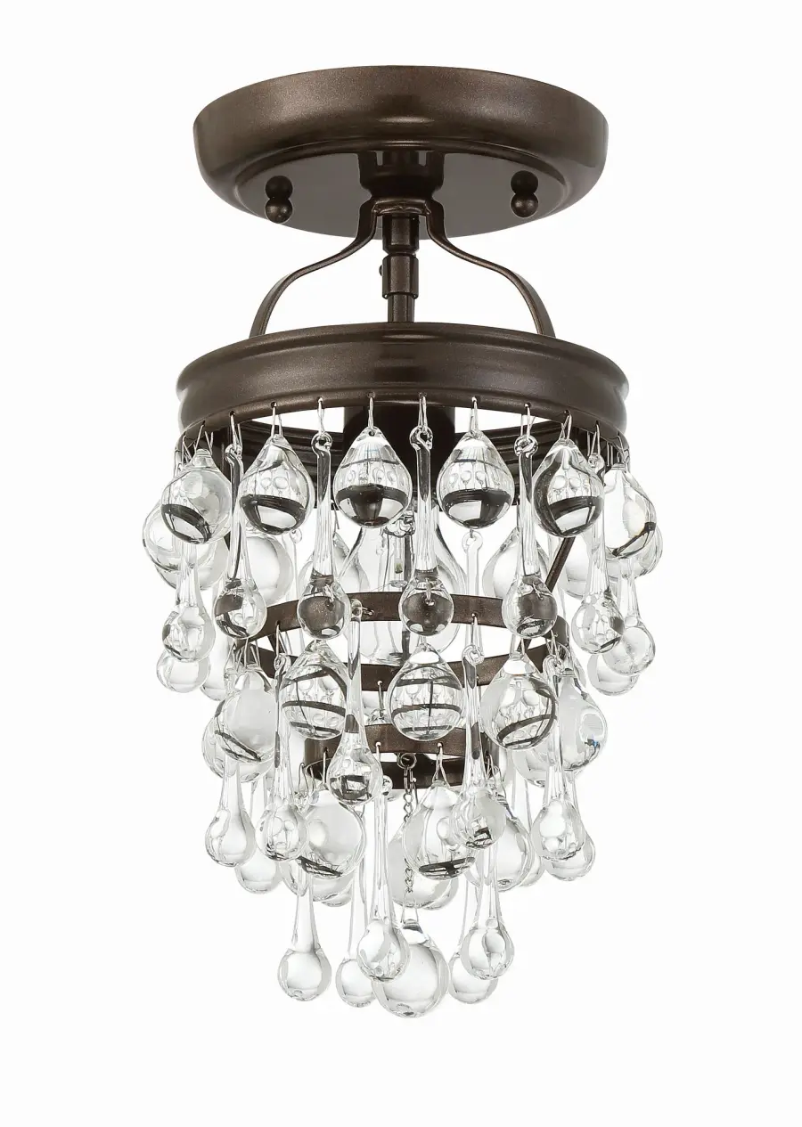 Calypso Semi Flush Mount in Vibrant Gold - Image 24