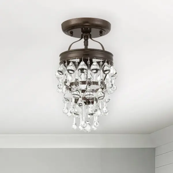 Calypso Semi Flush Mount in Vibrant Gold - Image 27
