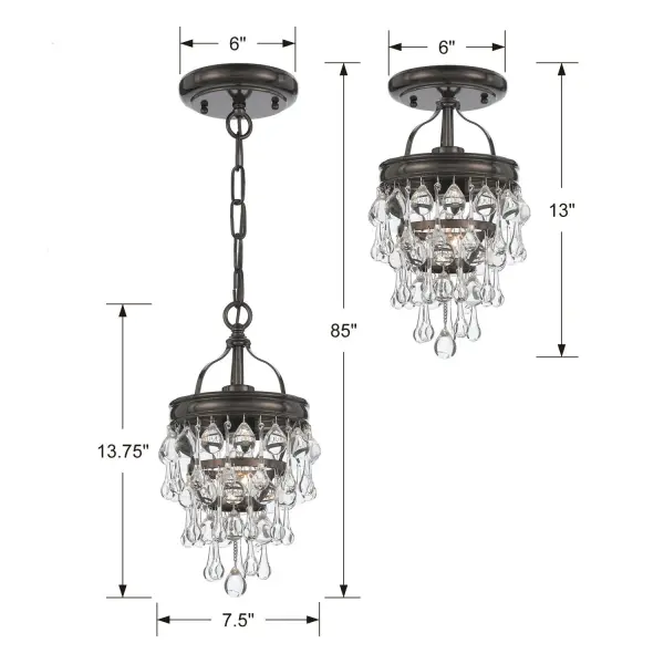 Calypso Semi Flush Mount in Vibrant Gold - Image 28