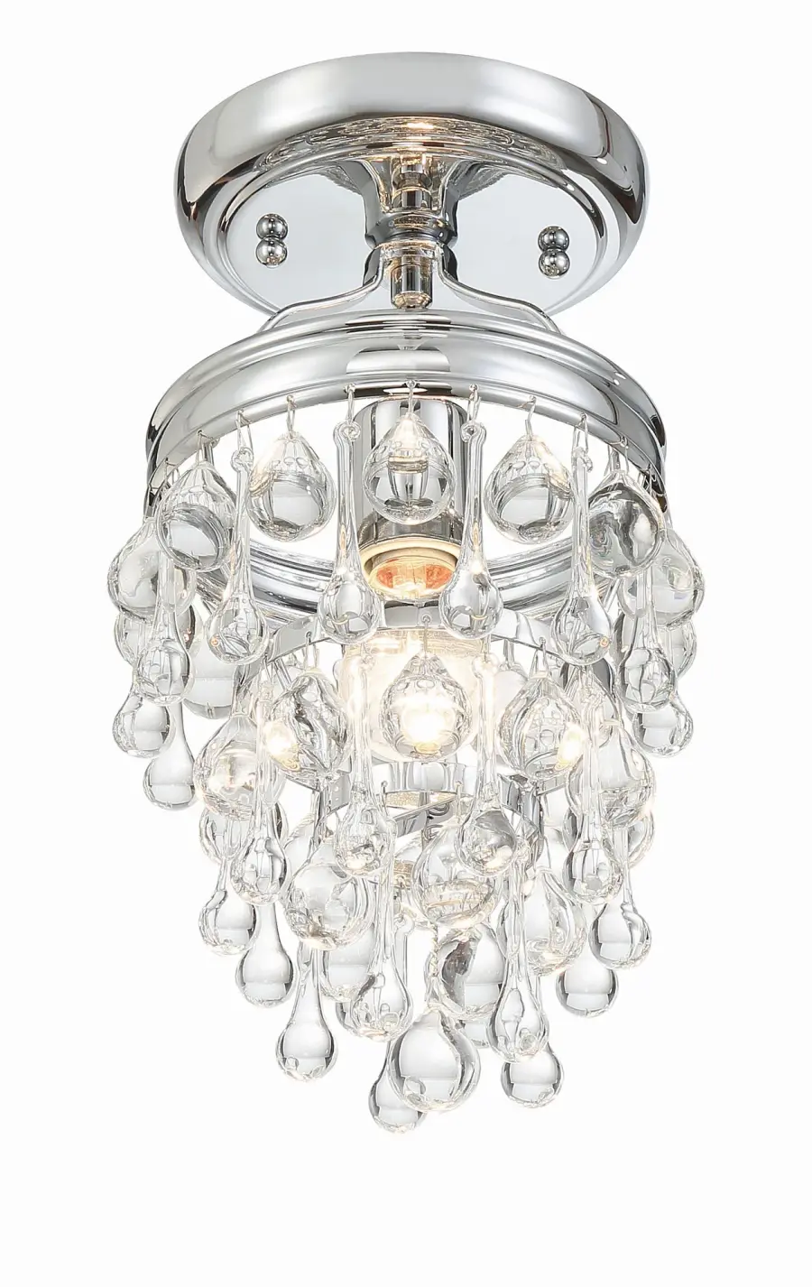 Calypso Semi Flush Mount in Vibrant Gold - Image 4