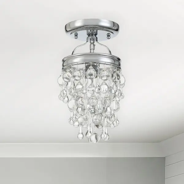 Calypso Semi Flush Mount in Vibrant Gold - Image 6