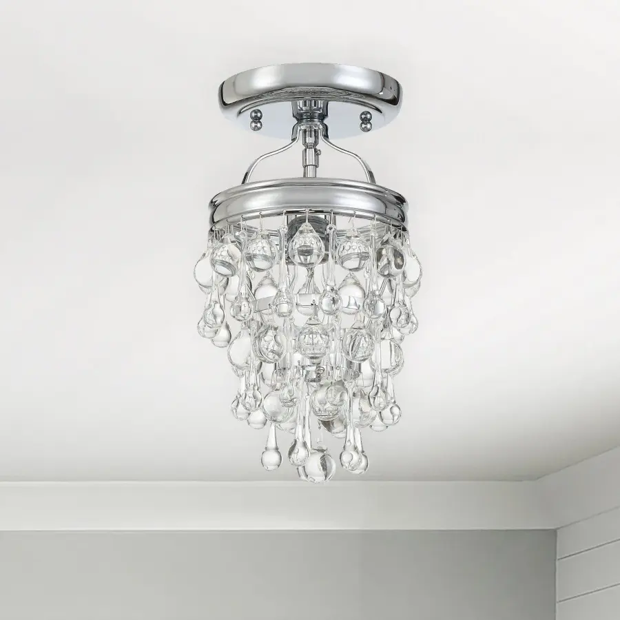 Calypso Semi Flush Mount in Vibrant Gold - Image 6