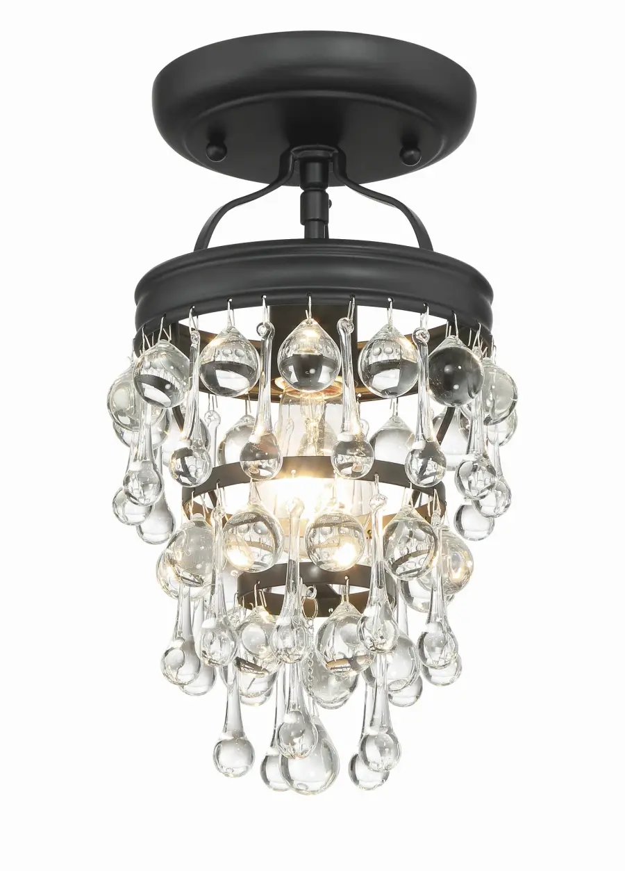 Calypso Semi Flush Mount in Vibrant Gold - Image 9