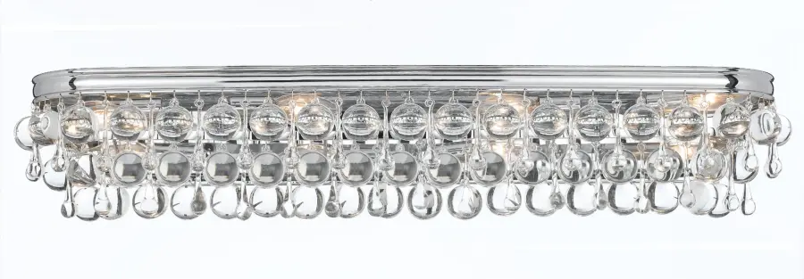 Calypso 33" Crystal Bathroom Vanity Light - Image 1