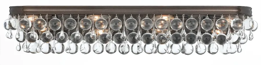 Calypso 33" Crystal Bathroom Vanity Light - Image 13